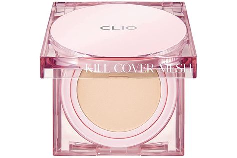 Clio Kill Cover Mesh Glow Cushion (03 Linen) Korean Cushion, Korean Foundation, Clio Kill Cover, Cushion Makeup, Flawless Base, Cushion Foundation, Makeup Store, Korean Products, Silky Texture