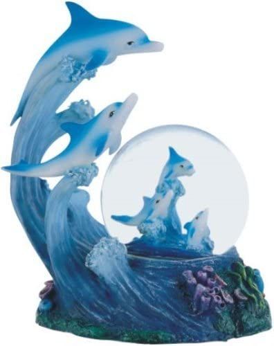 Dolphin Decor, Dolphin Art, Sweet Decoration, Water Globes, Table Decor Living Room, Snow Globe, Marine Life, New Home Gifts, Sea Creatures