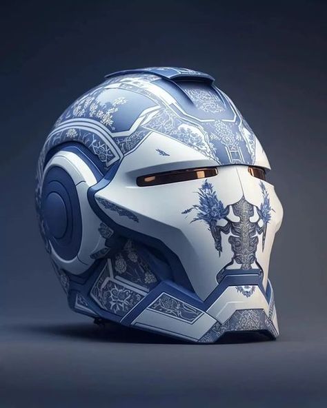 Futuristic Helmets, Steampunk Helmet, Custom Bike Helmets, Cool Bike Helmets, Motorcycle Helmet Design, New Nature Wallpaper, Futuristic Helmet, Helmet Concept, Combat Armor