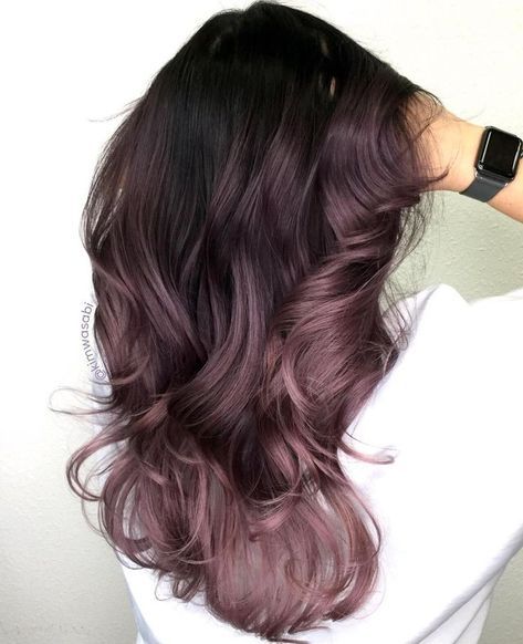 This spring, we’re seeing so many fun hair color options for brunettes—from pink to an earthy shade of “mushroom.” This is "Dusty Lavender" by @kimwasabi. Trendy We Fryzurach, Hair Color Options, Lilac Hair, How To Lighten Hair, Ombré Hair, Pretty Hair Color, Hair Shades, Ombre Hair Color, Rose Hair