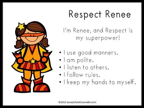 Super Hero Poster Freebie- savvyschoolcounselor.com Respect Poster, Superhero School Theme, Respect Activities, Hero Classroom Theme, Superhero Class, Superhero School, Character Lessons, Superhero Classroom Theme, Superhero Classroom