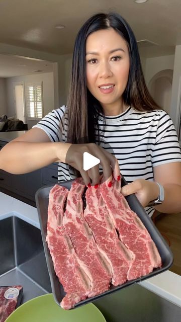 Japanese Short Ribs, Beef Rib Short Rib Recipes, Short Ribs Asian Style, Chinese Short Ribs Recipe, Short Ribs Recipe Korean Style, Chinese Beef Ribs Recipe, Teriyaki Short Ribs Recipe, Sliced Beef Short Rib Recipes, Wagyu Short Ribs Recipe