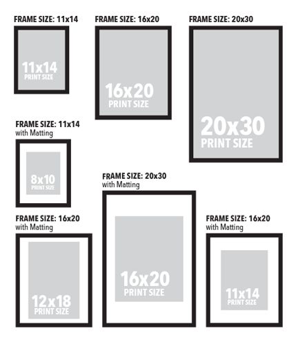 20 By 30 Picture Frame On Wall, Picture Frame Sizes On Wall, Poster Picture Frame Ideas, Photo Frame Sizes Guide, 16 X 20 Picture On Wall, Picture Frame Sizes Guide, 18x24 Frame On Wall, Blonding Techniques, Jewellery Poster