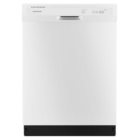 Amana 24 in. Front Control Built-In Tall Tub Dishwasher in White with Triple Filter Wash System Dishwasher Installation, Countertop Dishwasher, Whirlpool Dishwasher, Help Save Money, Built In Dishwasher, Cleaning Dishes, Dishwashers, Custom Door, Energy Star