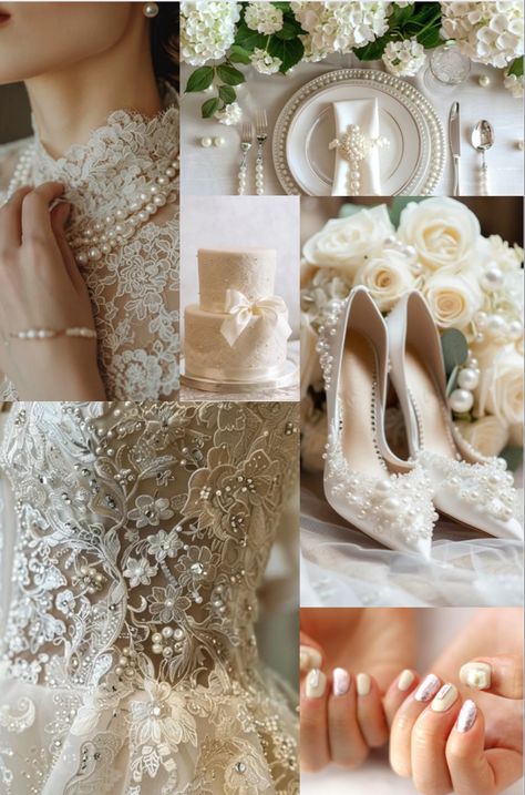 Pearl wedding styling and theme Pearls Wedding Theme, Wedding Styling, Castle Wedding, Theme Wedding, Wedding Dresses Romantic, Pearl Wedding, Wedding Themes, Wedding Season, Wedding Styles