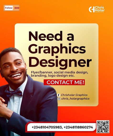 Creative advert design for graphic designer Flyer Design For Graphic Designer, Creative Graphic Design Ads, Graphic Design Business Flyer, Graphic Design Flyer Creative, Graphic Designer Advert, Creative Instagram Post Ideas, Graphic Design Services Poster, Graphic Design Advert, Graphic Designer Poster