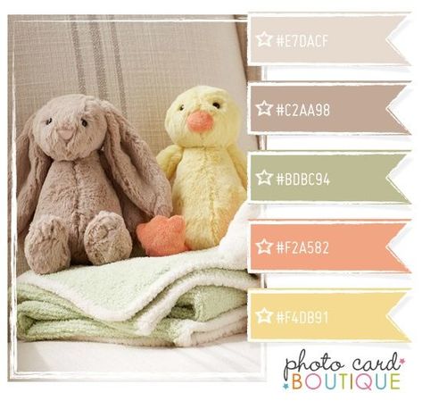 Neutral Baby Card Colours... Unity Stamp Company: Inspiration Wednesday! Baby Room Color Palette, Baby Room Ideas Neutral, Neutral Baby Colors, Neutral Nursery Colors, Gender Neutral Nursery Colors, Nursery Color Palette, Nursery Color Scheme, Baby Room Colors, Baby Color