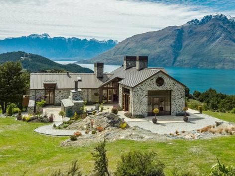 4 Bracken Track, Queenstown New Zealand House, Beautiful Tile Floor, Rural Lifestyle, Queenstown New Zealand, Elegant Country, Guest Cottage, Queenstown, Concept Architecture, Real Estate Companies