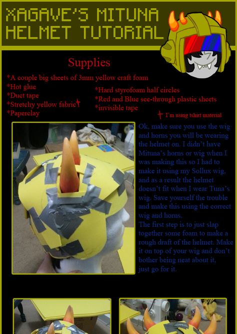 Learning to Sew — xagave: Aaand here’s that tutorial anon asked for... Cosplay Sewing Tutorial, Homestuck Horn Ideas, Homestuck Horns Diy, Cosplay Helmet Diy, Cosplay Horns Pattern, Homestuck Horns, Homestuck Cosplay Tutorial, Cosplay Patterns, Learning To Sew