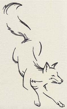 zorro Fox Patronus Tattoo, Fox Tattoos Men, Pagan Tattoo Designs, Fox Tail Tattoo, Fox Sketch Simple, Fox Tail Drawing, Fox Drawing Simple, Fox Art Drawing, Simple Fox Tattoo