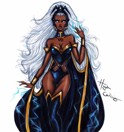 “You stood no chance against the elements” ⚡️💨💦 #Storm #… | Flickr Black Panther Storm, Storm Costume, Storm Cosplay, Hellfire Gala, Storm Xmen, Storm Marvel, Man Drawing, Hayden Williams, Black Comics