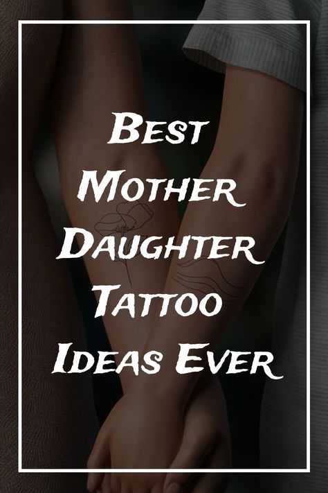 Best Mother Daughter Tattoo Ideas Ever Mother Of 1 Tattoo Ideas, Tattoo Ideas Female Mom And Daughter, Mother Daughter Wrist Tattoos, Mom Daughter Tattoos Meaningful, Like Mother Like Daughter Tattoo, Tattoo Mom Daughter, Mother And Daughter Tattoos Meaningful, Daughter Mother Tattoos, Matching Mother Daughter Tattoos Meaningful