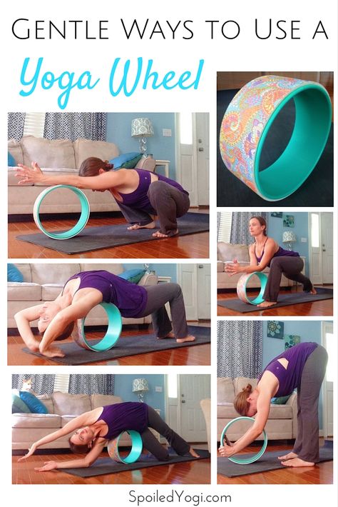 Yoga Wheel Exercises, Yoga Positionen, Yoga Girls, Ashtanga Vinyasa Yoga, Yoga Wheel, Yoga Beginners, Yoga Props, Yoga Positions, Yoga Posen