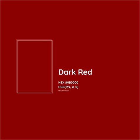 HEX #8B0000 Dark Red Color - Color Code Dark Red Pantone, Red Color Hex Code, Color Melt Blonde, Analogous Color Scheme, Rgb Color Codes, Rgb Color Wheel, Dark Red Color, Opposite Colors, Color Melt