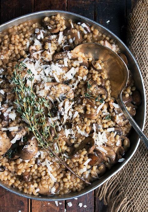 Mushroom Barley Risotto, Barley Risotto Recipe, Barley Mushroom, Barley Recipes, Mushroom Barley, How To Cook Barley, Barley Risotto, Barley Recipe, Italian Diet