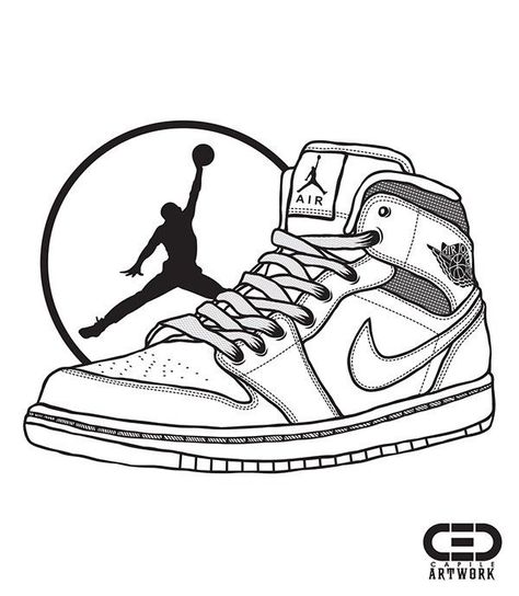 Pin en Jordan retro 1 Nike Art Drawing, Sneaker Art Drawing, Jordan 1 Drawing, Jordan Drawing, Nike Drawing, Modele Zentangle, Sneakers Drawing, Nike Art, Jordan Logo