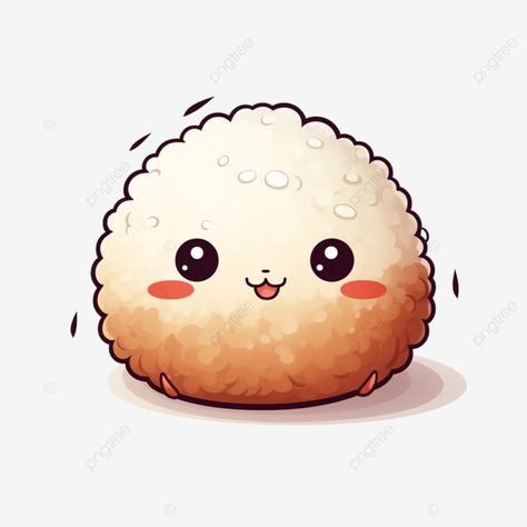 anime cute rice ball on transparent bckground anime rice balls winter food anime food png Rice Ball, Stuffing Balls, Cartoons Hd, Food Cartoon, Food Png, Incredible Edibles, Rice Balls, Rice Pudding, Rice Cakes