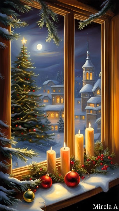 Christmas Candles Wallpaper, Wallpaper Backgrounds Simple, Štědrý Den, Fireplace Tv Wall Decor, Room 2023, Fireplace Tv Wall, Merry Christmas Wallpaper, Christmas Scenery, Tv Wall Decor