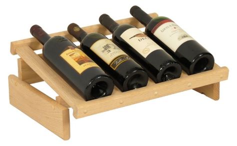 Dakota 4 Bottle Wine Display - Wine Racks at Hayneedle Wooden Mallet, Table Top Wine Rack, Countertop Display, Wine Bottle Rack, Bottle Display, Wine Display, Racking System, Wine Top, Bottle Rack