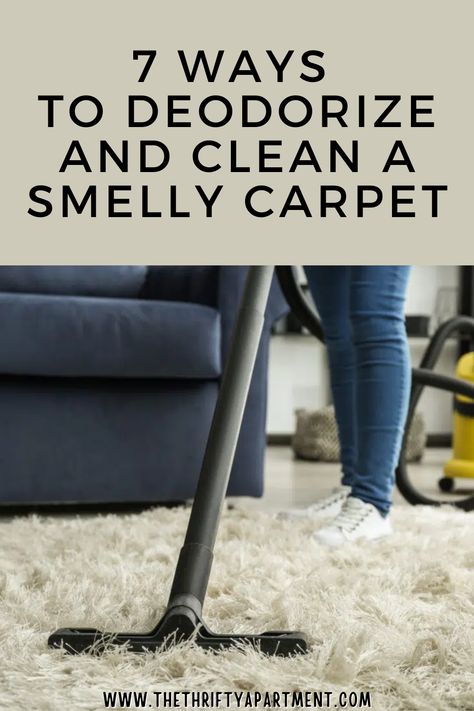 Say goodbye to unpleasant odors with these simple methods. Keep your carpet fresh and clean with these effective tips. #CarpetCleaning #Deodorize #HomeCleaning #FreshHome #CleaningTips Carpet Deodorizer Diy Baking Soda, How To Remove Smell From Carpet, Home Carpet Cleaner Solution, How To Deodorize Carpet, Deodorize Carpet, Odor Eliminator Diy, Deep Clean Carpet, Smelly Carpet, Carpet Odor Remover