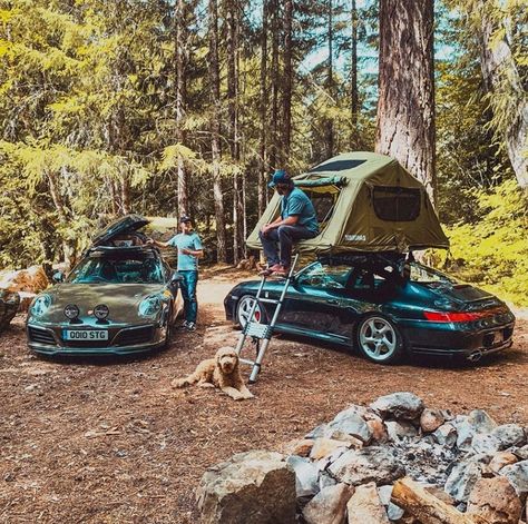 Adventure Core, Roof Tent, Dog Camping, Roof Top Tent, German Cars, Camping With Kids, Camping Life, American Muscle Cars, Car Camping