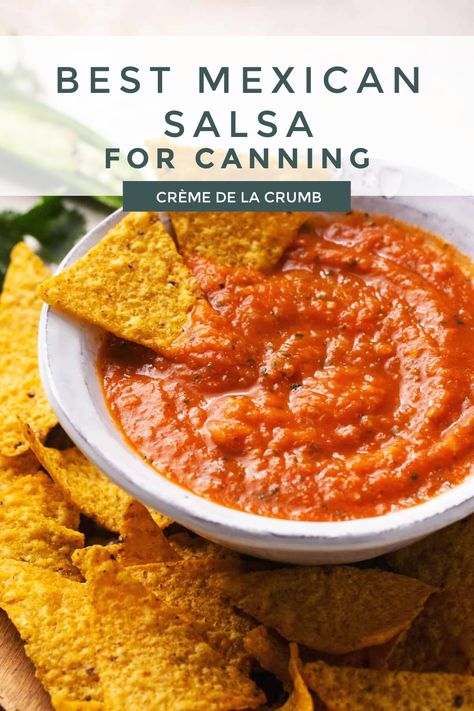 Good Salsa Recipe For Canning, Cooked Salsa Recipe For Canning, Jared Salsa Recipe, Canned Mexican Salsa Recipe, Salsa With Fresh Tomatoes For Canning, Jarred Salsa Canning Recipes, Restaurant Salsa Recipe Canning, Canning Restaurant Style Salsa With Fresh Tomatoes, Canning Mexican Salsa