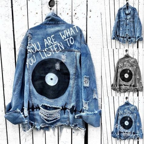 Autumn Casual, Irregular Hem, Distressed Denim Jacket, Denim Jacket Women, 2 Ingredients, Denim Jean Jacket, Fabric Names, Boho Women, Streetwear Women