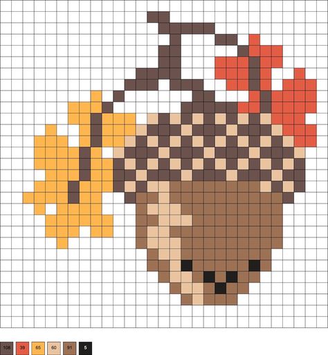 Cross Stitch Fall Patterns, Perler Bead Patterns Thanksgiving, Perler Beads Thanksgiving, Vintage Cross Stitch Patterns, Leaves Cross Stitch, Sunflower Perler Bead Patterns, Turkey Perler Bead Patterns, Acorn Perler Bead Patterns, Thanksgiving Perler Beads