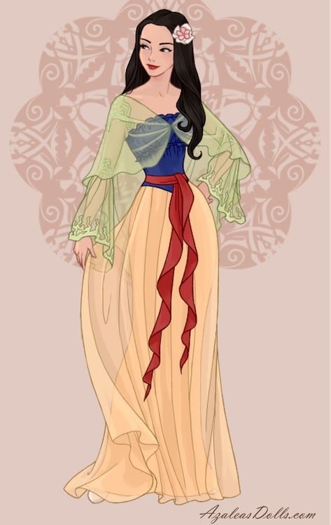 Mulan Prom Dress, Mulan Quinceanera Dress, Mulan Wedding Dress, Mulan Dress Inspired, Mulan Halloween Costume College, Mulan Inspired Dress, Mulan Outfit Ideas Modern Disney, Modern Mulan Outfit, Mulan Modern Outfit