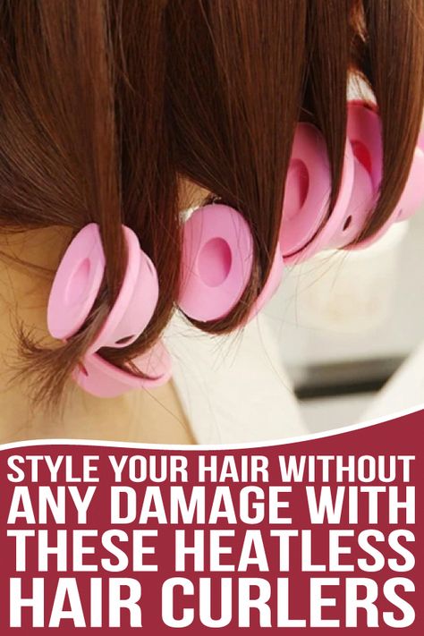 Does it take you hours to curl your hair and still is risky because of the heat that your curler emits? If yes, we have a heatless, safe, and quick solution Easy Curly Hair, Hair Recipes, Mushroom Hair, Curl Your Hair, Heatless Hair Curlers, Heatless Hairstyles, Hair Food, The Mushroom, Everyday Hairstyles