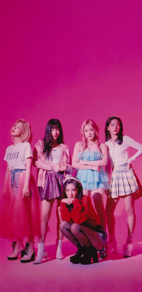 Red Velvet Ot5 Photoshoot, Red Velvet Lockscreen, Red Velvet Band, Red Velvet Wallpaper, Red Velvet Photoshoot, Mighty Girl, Redvelvet Kpop, Velvet Aesthetic, Dear Best Friend