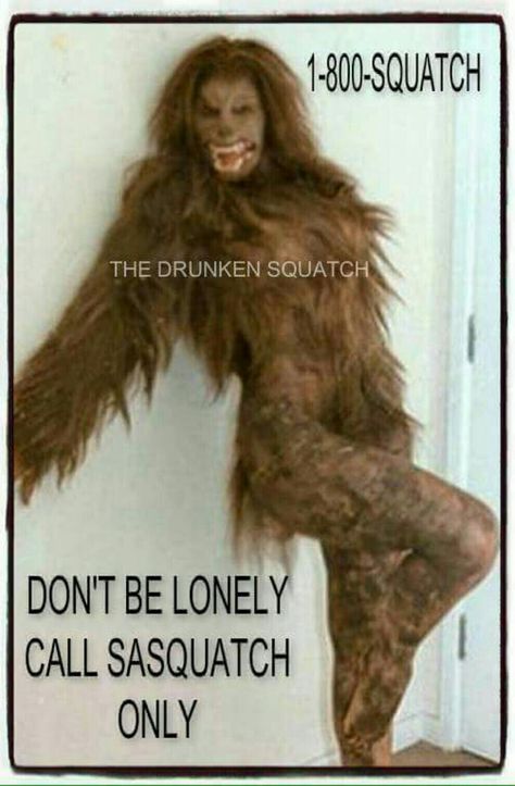 Sexy Squatch Bigfoot Quotes, Real Bigfoot Pictures, Bigfoot Drawing, Sasquatch Funny, Bigfoot Stories, Bigfoot Pictures, Bigfoot Art, Finding Bigfoot, Bigfoot Sightings