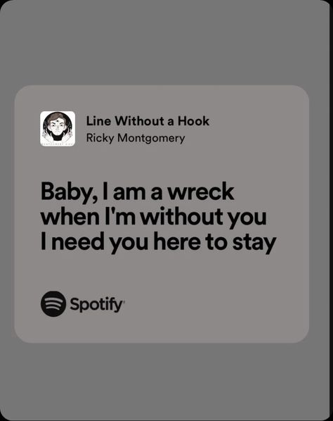 Line Without A Hook Spotify, Line Without A Hook, Creative Instagram Photo Ideas, Just Lyrics, A Hook, I Need You, Song Lyrics, You And I, Photo Ideas