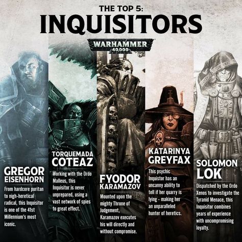 Yes Inquisitors are Bad Boys and Girls Imperial Inquisitor Warhammer 40000, Inquisitor 40k, Warhammer Inquisitor, Warhammer 40k Memes, Warhammer 40k Figures, Salamanders, Far Future, Warhammer 40k Art, Space Wolves