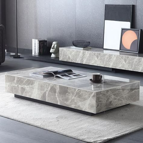 Gray Sofa Coffee Table Ideas, Modern Coffee Tables Living Rooms Luxury, Marble Coffee Table Design, Modern Marble Coffee Table, Coffe Table Marble, Contemporary Modern Coffee Table, Modern Luxury Coffee Table, Marble Table Coffee, Marble Coffe Table