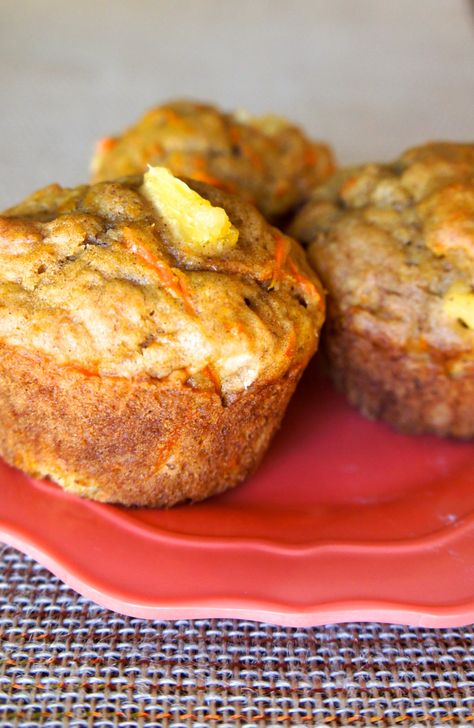 Pineapple Carrot Muffins, Carrot Pineapple Muffins, Pineapple Muffins, Healthy Pies, Raisin Muffins, Easy Cook, Carrot Muffins, Lifetime Fitness, Summer Baking