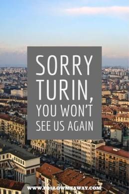 Sorry Turin, You Won't See Us Again | Turin Italy | Italy Travel Tips | Turin Travel | Follow Me Away Travel Blog | Italian Travel Italy Cruise, European Cruise, Traveling To Italy, Italian Travel, Couples Travel, Turin Italy, Italy Travel Tips, Italy Photography, Travel Plan