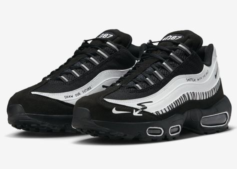 Air Max 98, Best Shoes For Men, Nike Brand, Mens Nike Shoes, Swag Shoes, Nike Air Max 95, Air Max 95, Black Men Fashion, Chic Handbags