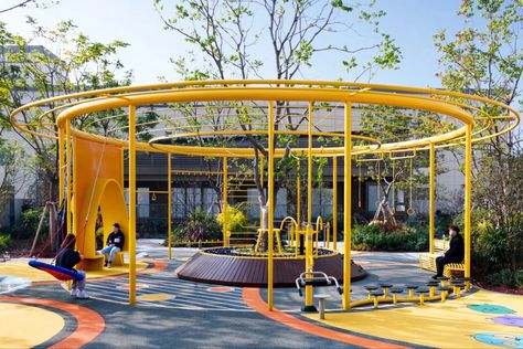 Playgrounds Architecture, Public Space Design, Van Horn, Experience Center, Changzhou, Playground Design, Landscape Architecture Design, Urban Park, Community Park