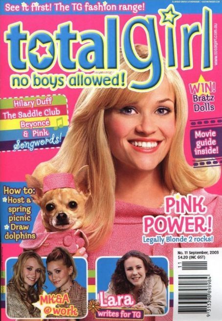 2000s Fashion Magazine, 2000s Posters, Y2k Magazine, 2000s Magazines, Magazine Front Cover, Pink Movies, No Boys Allowed, Total Girl, 2000s Pink