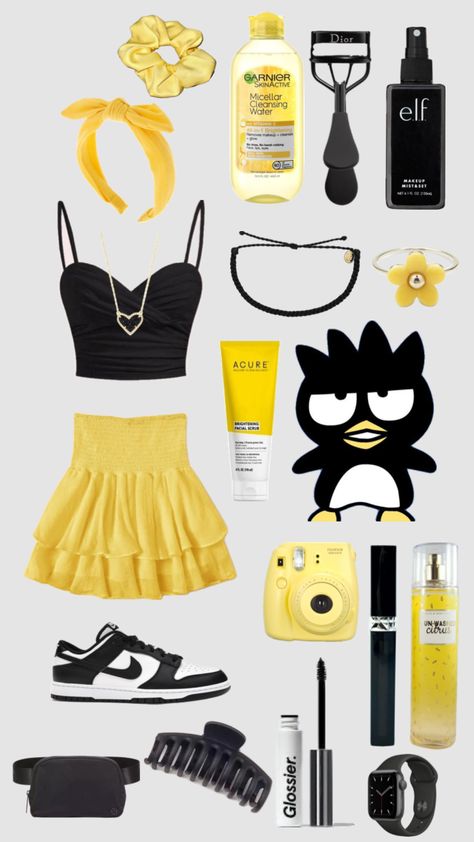 Fits inspired by Sanrio characters part 8: Badtz-Maru #badtzmaru #aesthetic #ootd #aestheticoutfit #aestheticgirl #preppybrands #vibes #preppyaesthetic #inspo #fyp Sanrio Characters Outfits, Badtz Maru Aesthetic Outfit, Badtz Maru Outfit, Badtz Maru Aesthetic, Sanrio Moodboard, Batz Maru Widget, Badtz Maru Plush Aesthetic, Badz Maru, Sanrio Outfits