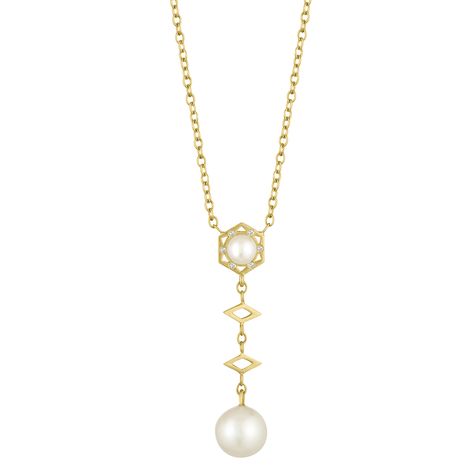 Luxury Lariat Jewelry With Pearl Pendant, Luxury Lariat Necklace With Pearl Drop, Luxury Pearl Lariat Necklace With Pearl Chain, Luxury Lariat Pearl Chain Jewelry, Luxury Gold Pearl Lariat Necklace, Fine Pearl Jewelry, Pearl Lariat, Pearl Jewels, Jewellery Ideas