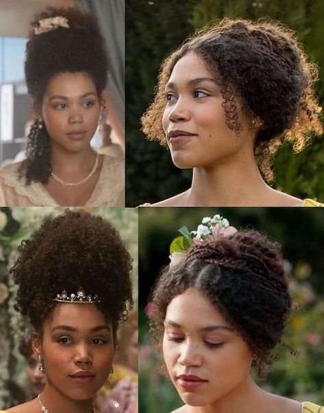 Bridgerton’s Hairstyles: Good, Bad, & Wacky – 1800s Black Hairstyles, Regency Hairstyles Curly, Black Victorian Hairstyles, Bridgerton Hairstyles Curly, 1813 Hairstyles, Bridgestone Hairstyles, Bridgeton Hairstyles, Bridgerton Hairstyles, 1800s Hairstyles