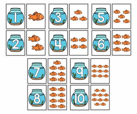 Matching Numbers, Number Matching Activities, Number Learning For Toddlers, Number Matching Printable Free, Teaching Toddlers Numbers, Number Memory Game Free Printable, Number Matching Printable Free 1-10, Matching Numbers 1-10 Free Printable, Preschool Number Cards