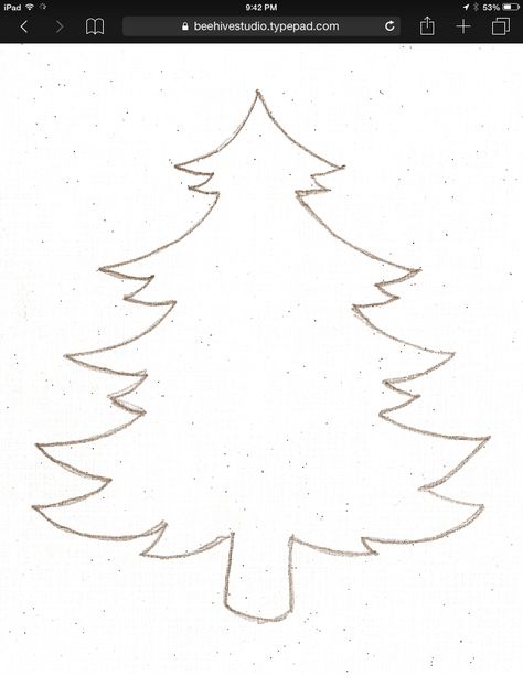 Arbre de Noël , joyau de nos forêts Retro Holiday Cards, Christmas Template, Tree Template, Christmas Tree Template, Tree Templates, Christmas Stencils, Applique Templates, Navidad Diy, Preschool Christmas