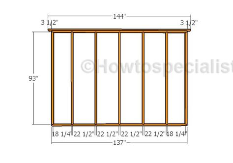 12x16 Gambrel Shed Plans | HowToSpecialist - How to Build, Step by Step DIY Plans Lean Shed, 10x16 Shed, Back Yard Shed, Gambrel Shed, Building A Shed Roof, Portable Building, Building With Wood, Garden Shed Plans, Shed With Loft