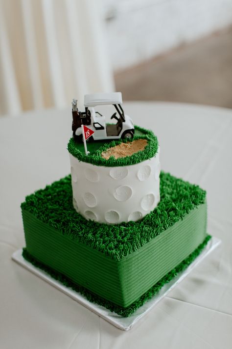 Golf Themed Grooms Table, Golf Cake Grooms Cake, Golf Themed Grooms Cake, Golf Grooms Cake Wedding, Grooms Cake Ideas, 21st Birthday Golf Cake, Golf Grooms Cake, Rehearsal Dinner Cake, Golf Wedding Cake