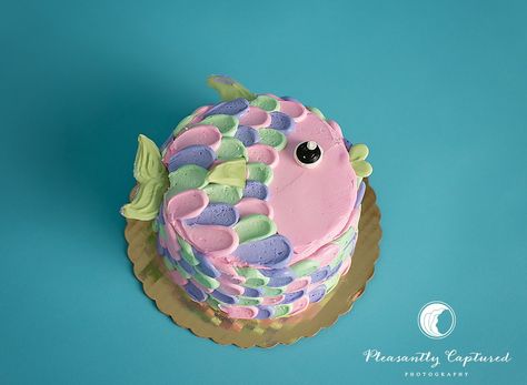 Fishing Smash Cake, Animal Cakes For Kids, Ocean Birthday Cakes, One Cake Smash, Fish Cake Birthday, Themed Cake Smash, Fishing Themed Birthday Party, Oneder The Sea, Fish Birthday