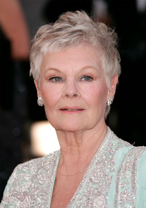 The Best Hairstyles for Women Over 60 Judy Dench Hair, Judy Dench, New Short Haircuts, 60 Hairstyles, Over 60 Hairstyles, Javier Bardem, Short Hair Pixie, Judi Dench, Hair Older Women