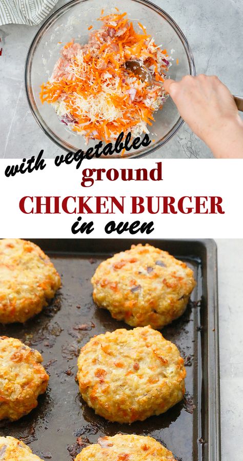 Chicken Burger In Oven, Diy Chicken Burgers, Chicken Burgers In Oven, Ground Chicken Burgers In Oven, Baked Chicken Burgers Oven, Alpha Gal Safe Foods, Alfa Gal Recipes, Minced Chicken Burger Recipe, How To Make Chicken Patties